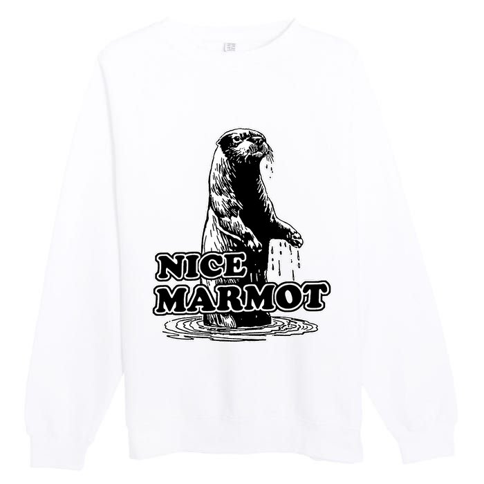 Nice Marmot Premium Crewneck Sweatshirt