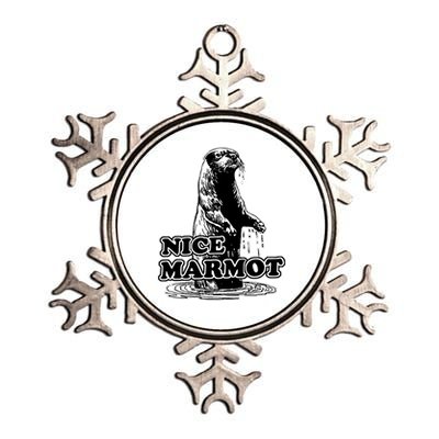 Nice Marmot Metallic Star Ornament