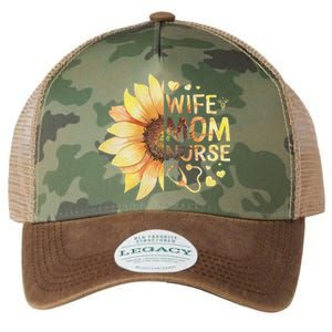 Nurse Mom Nurses Week Wife Nurse Her Mom Life Mother's Day Funny Legacy Tie Dye Trucker Hat