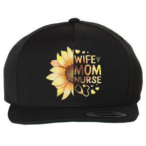 Nurse Mom Nurses Week Wife Nurse Her Mom Life Mother's Day Funny Wool Snapback Cap