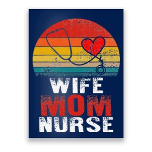 Nurse Mom Nurses Week Wife Nurse Her Mom Life Mother's Day Poster