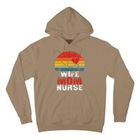 Nurse Mom Nurses Week Wife Nurse Her Mom Life Mother's Day Hoodie