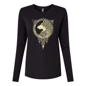 Norse Mythology Womens Cotton Relaxed Long Sleeve T-Shirt