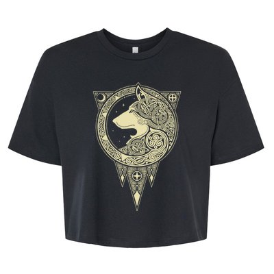 Norse Mythology Bella+Canvas Jersey Crop Tee