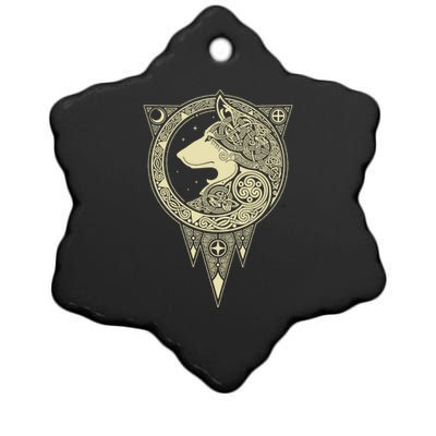 Norse Mythology Ceramic Star Ornament