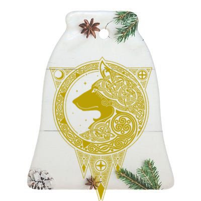 Norse Mythology Ceramic Bell Ornament