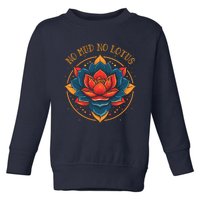 No Mud No Lotus Vintage Tattoo Toddler Sweatshirt