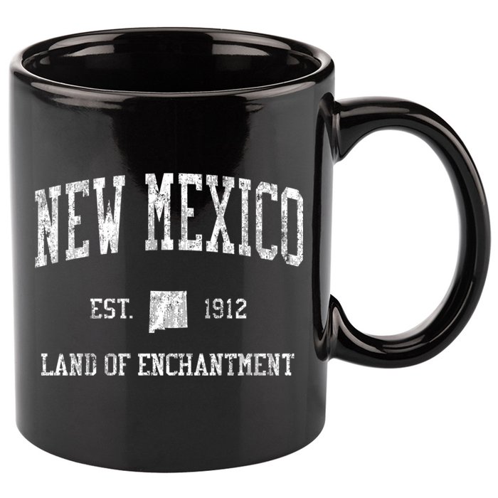 New Mexico 11oz C Handle Ceramic Mug