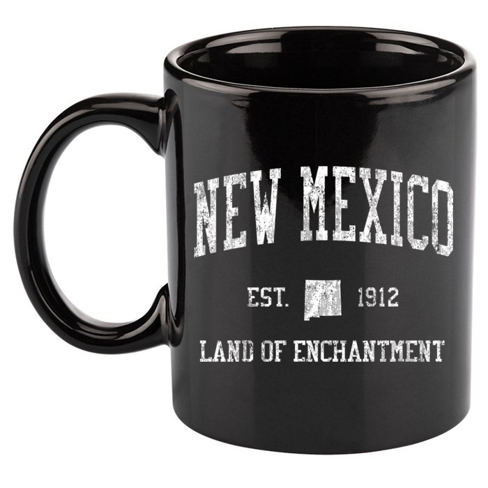 New Mexico 11oz C Handle Ceramic Mug