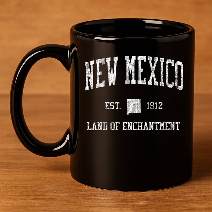New Mexico 11oz C Handle Ceramic Mug