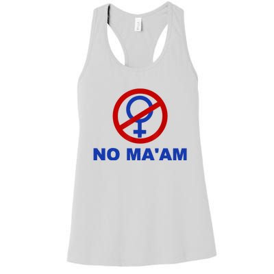 No Maam No Maam Women's Racerback Tank