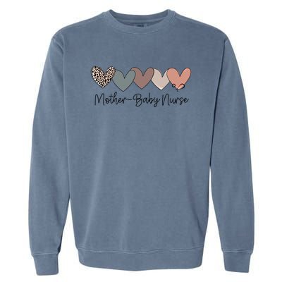 Novelty Mother Nurse Life Heart Love Nurse Week Gift Garment-Dyed Sweatshirt