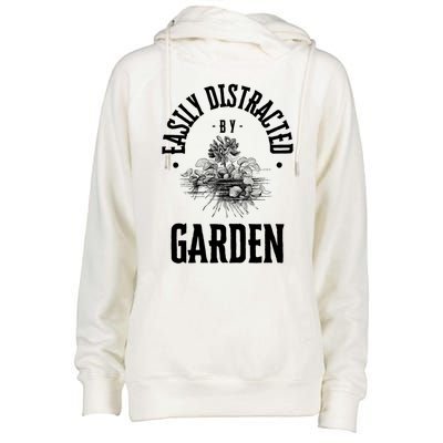 NatureS Muse: National Gardening Day Edition Gift Womens Funnel Neck Pullover Hood