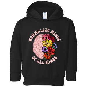 Normalize Minds Of All Kinds Autism Awareness Toddler Hoodie