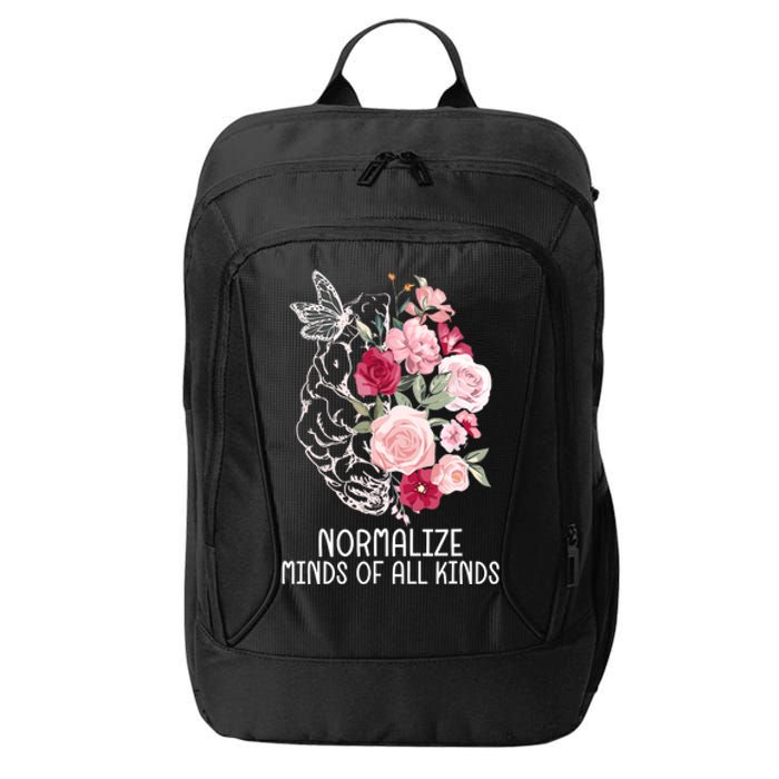 Normalize Minds Of All Kinds Autism Neurodiversity Inclusion City Backpack