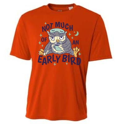 Not Much Of An Early Bird Owl Cooling Performance Crew T-Shirt