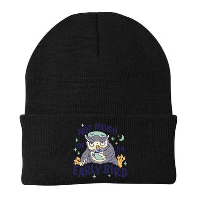 Not Much Of An Early Bird Owl Beanie