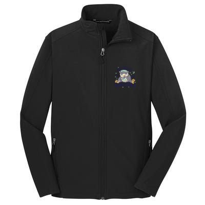 Not Much Of An Early Bird Owl Core Soft Shell Jacket