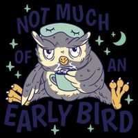 Not Much Of An Early Bird Owl 16 in Basic Backpack