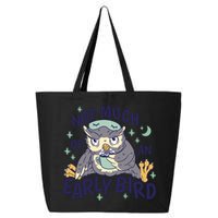 Not Much Of An Early Bird Owl 25L Jumbo Tote