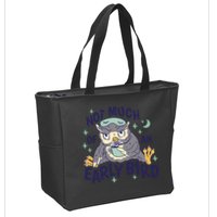 Not Much Of An Early Bird Owl Zip Tote Bag