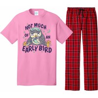 Not Much Of An Early Bird Owl Pajama Set