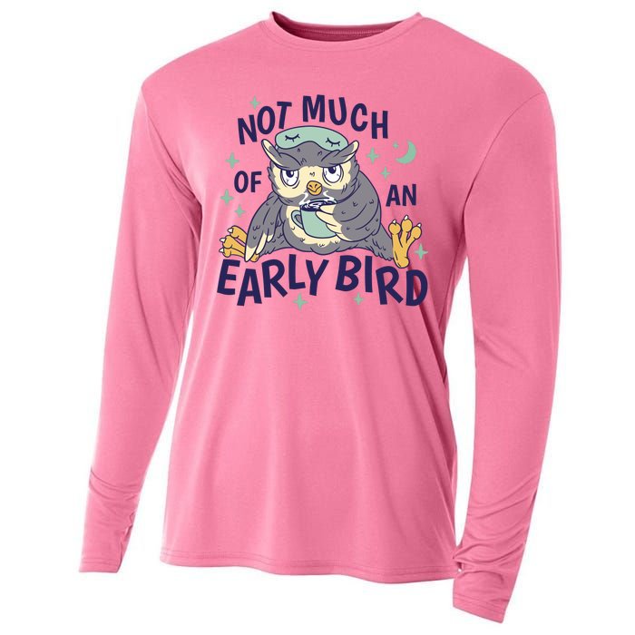 Not Much Of An Early Bird Owl Cooling Performance Long Sleeve Crew