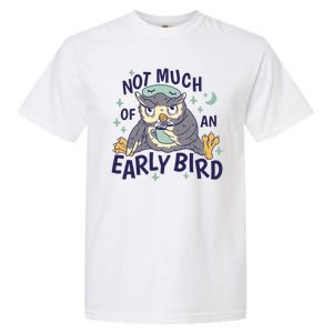 Not Much Of An Early Bird Owl Garment-Dyed Heavyweight T-Shirt