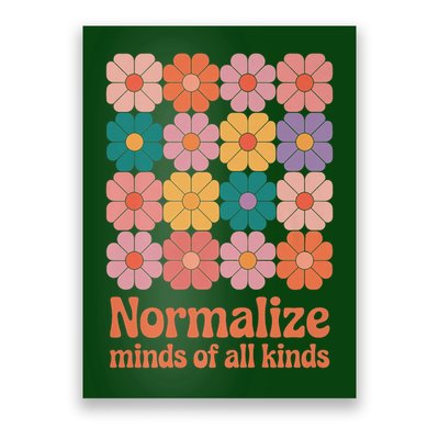 Normalize Minds Of All Kinds Autism Support Poster