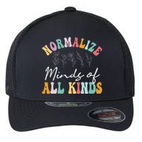 Normalize Minds Of All Kinds Autism Awereness Flexfit Unipanel Trucker Cap