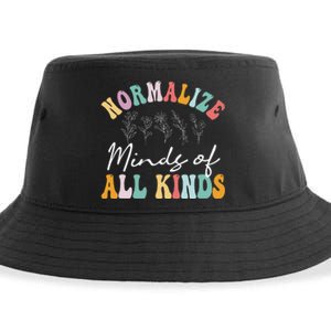 Normalize Minds Of All Kinds Autism Awereness Sustainable Bucket Hat