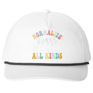 Normalize Minds Of All Kinds Autism Awereness Snapback Five-Panel Rope Hat