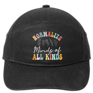 Normalize Minds Of All Kinds Autism Awereness 7-Panel Snapback Hat