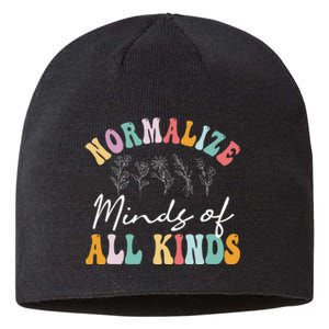 Normalize Minds Of All Kinds Autism Awereness Sustainable Beanie