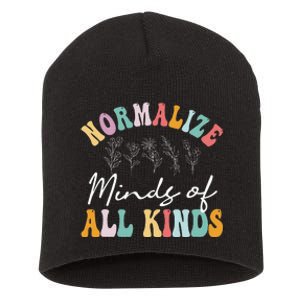 Normalize Minds Of All Kinds Autism Awereness Short Acrylic Beanie