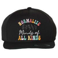 Normalize Minds Of All Kinds Autism Awereness Wool Snapback Cap