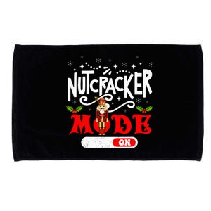 Nutcracker Mode On Dance Ballet Love Christmas Pajamas Gifts Microfiber Hand Towel