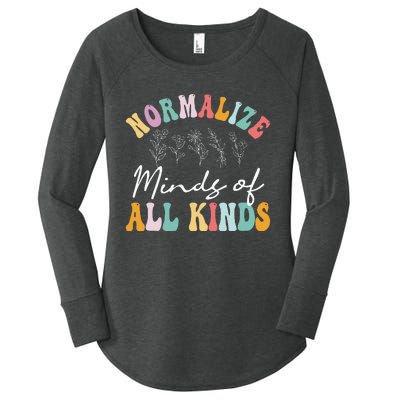 Normalize Minds Of All Kinds Autism Awereness Women's Perfect Tri Tunic Long Sleeve Shirt