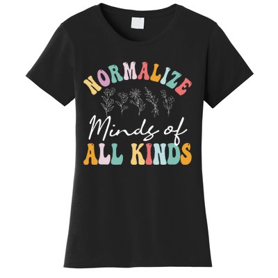 Normalize Minds Of All Kinds Autism Awereness Women's T-Shirt