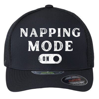 Napping Mode On Flexfit Unipanel Trucker Cap