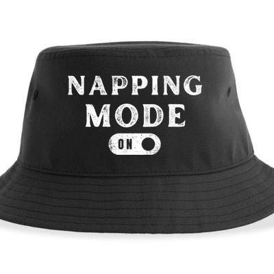 Napping Mode On Sustainable Bucket Hat