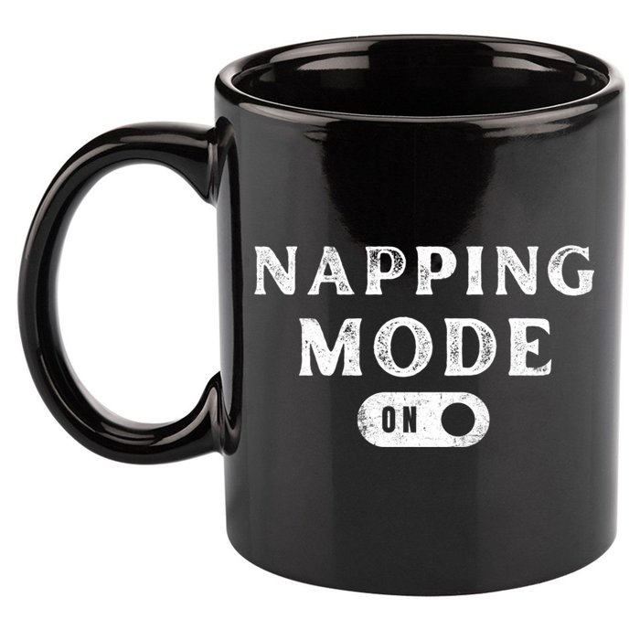 Napping Mode On 11oz C Handle Ceramic Mug