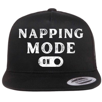 Napping Mode On Flatbill Hat