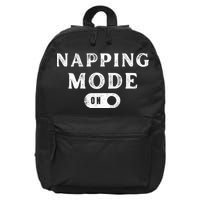 Napping Mode On 16 in Basic Backpack