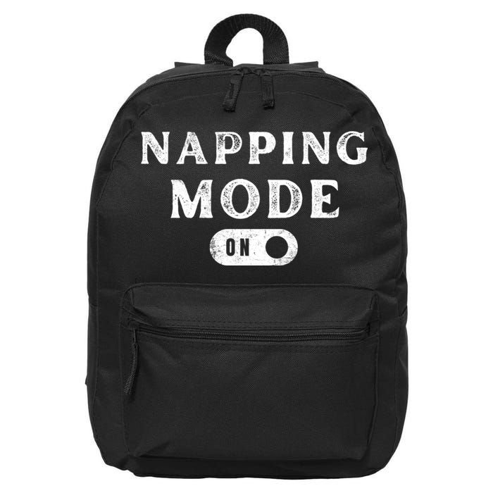 Napping Mode On 16 in Basic Backpack