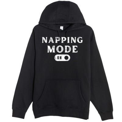 Napping Mode On Premium Pullover Hoodie
