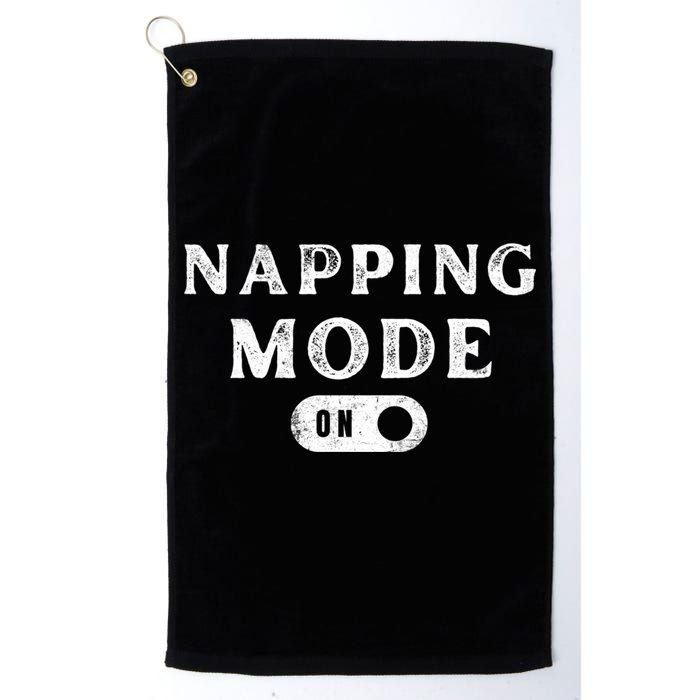 Napping Mode On Golf Towel
