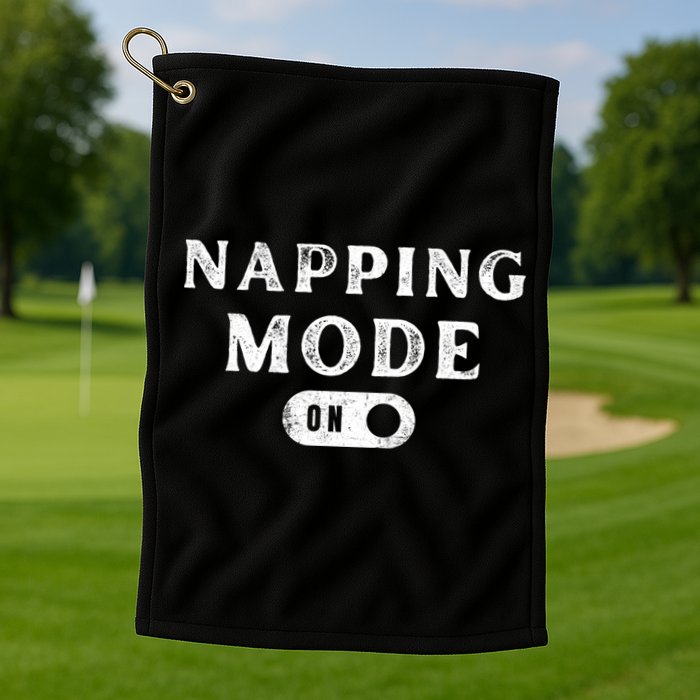 Napping Mode On Golf Towel