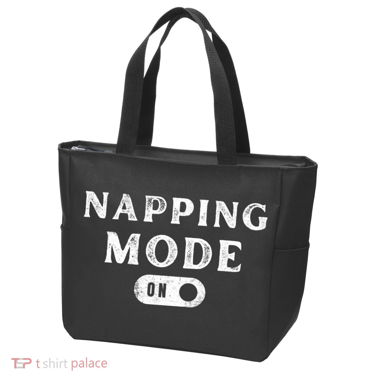 Napping Mode On Zip Tote Bag