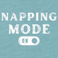 Napping Mode On Sueded Cloud Jersey T-Shirt